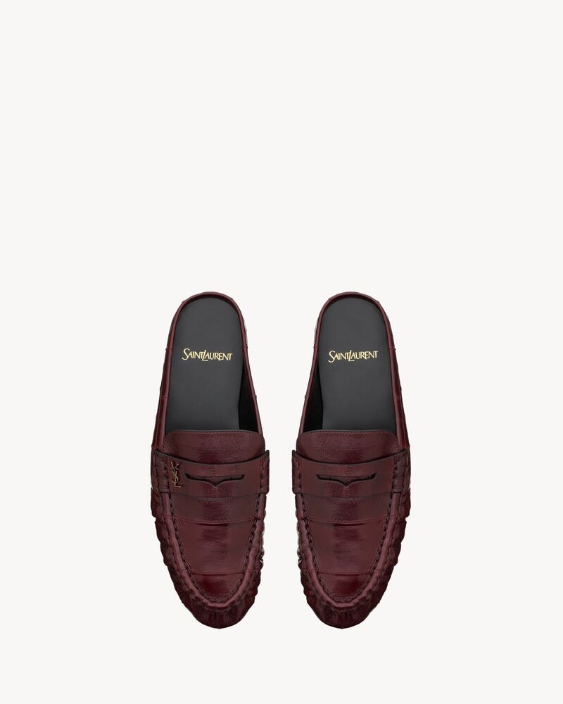 LE LOAFER mules in eel