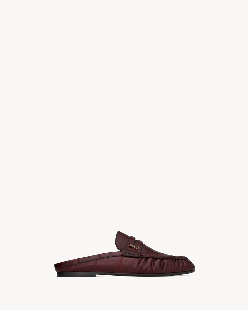 LE LOAFER mules in eel