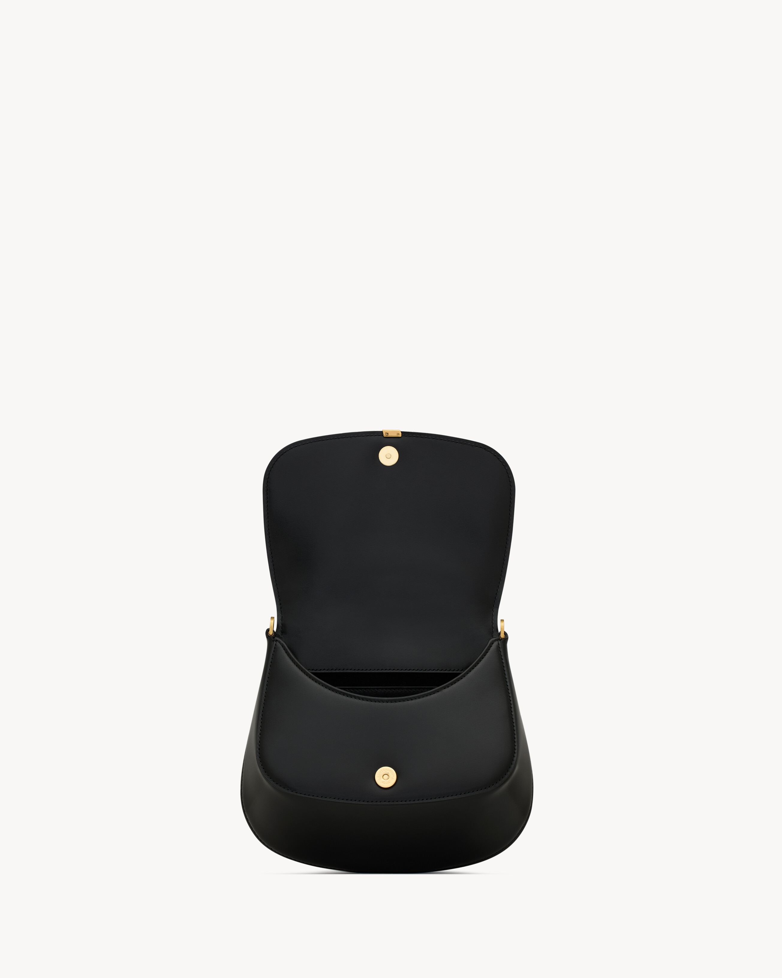 Mini VOLTAIRE TOP HANDLE bag in BOX SAINT LAURENT