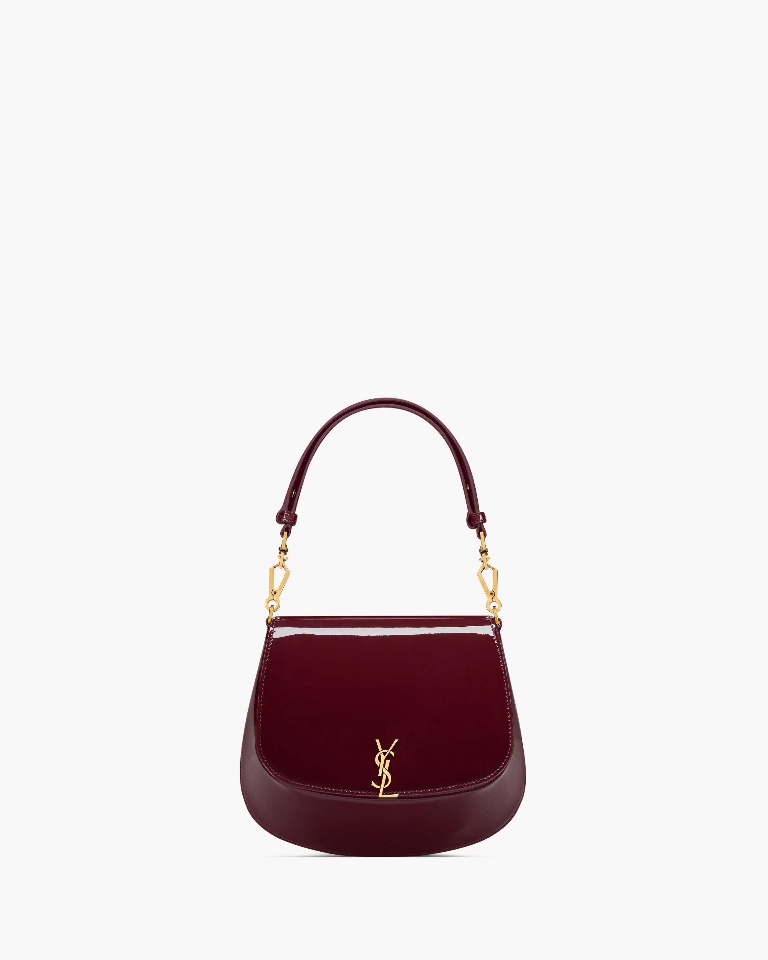 Mini VOLTAIRE TOP HANDLE bag in patent leather