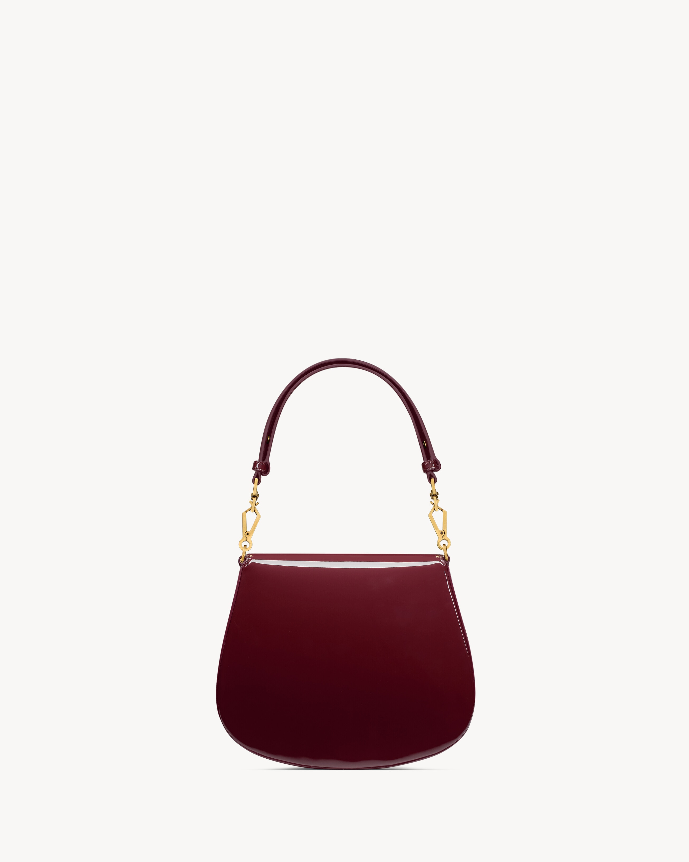Mini VOLTAIRE TOP HANDLE bag in patent leather