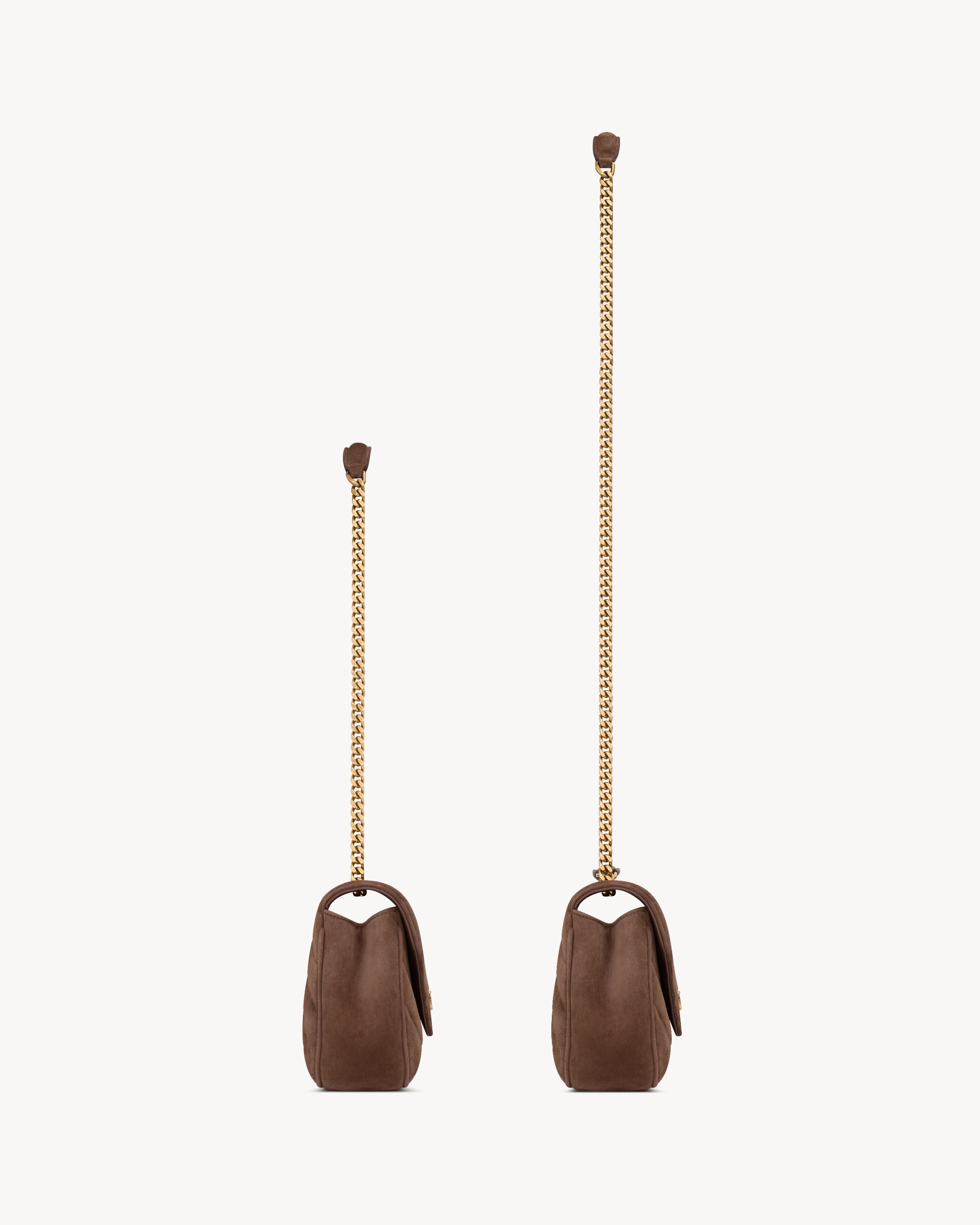 LOULOU small in MATELASSÉ suede