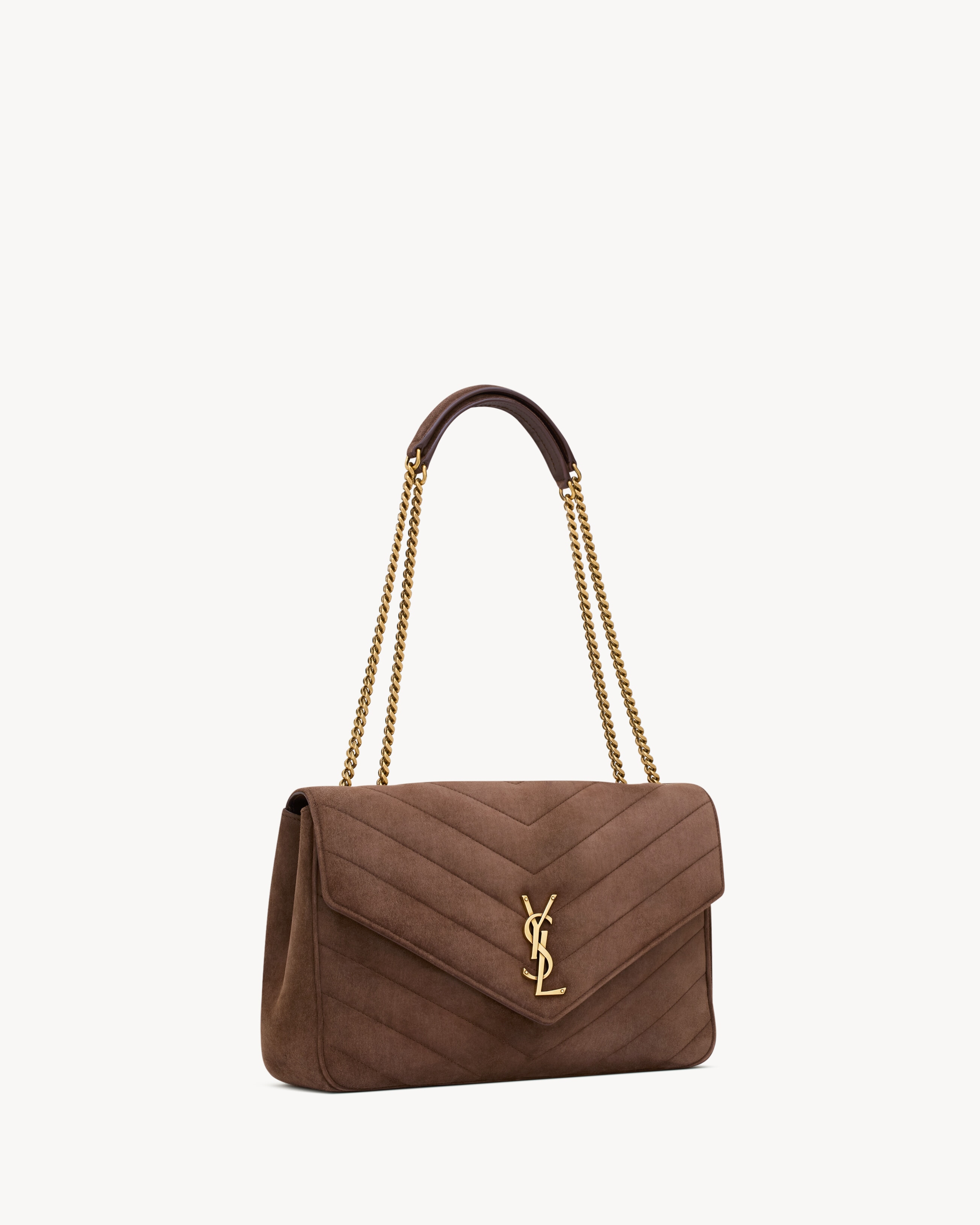 LOULOU large in MATELASSÉ suede