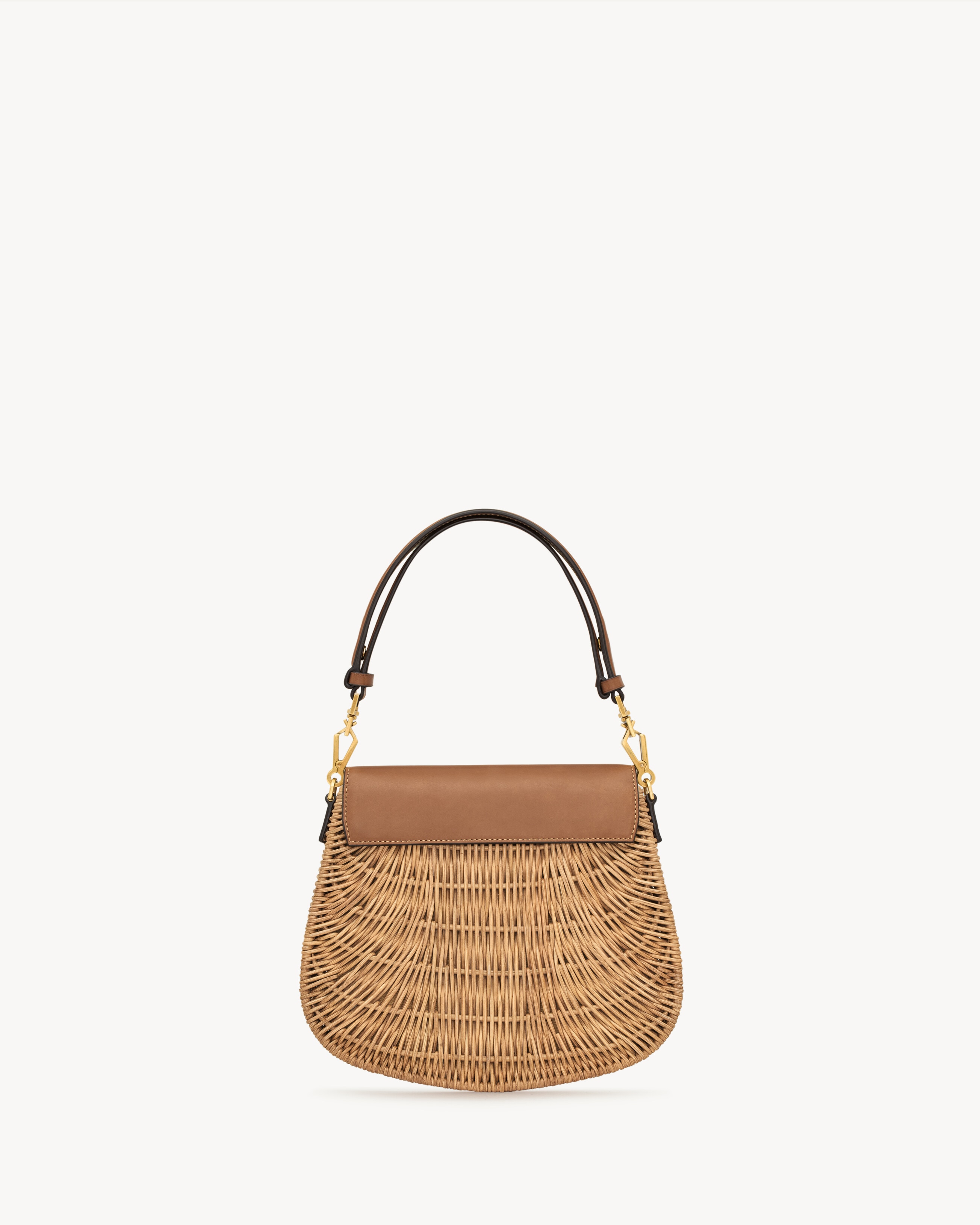 Mini VOLTAIRE top handle bag in osier