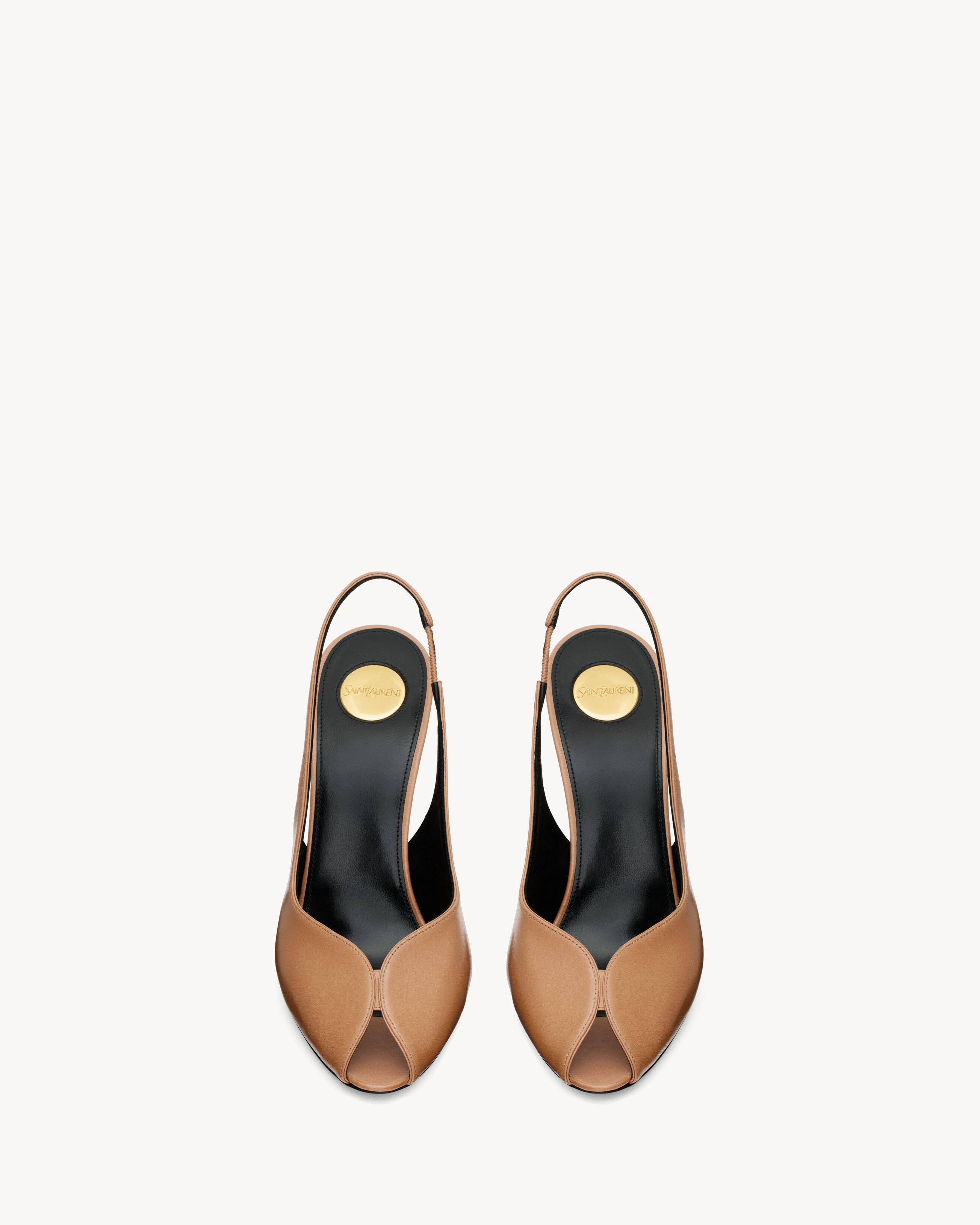 PAGE slingback pumps in smooth leather
