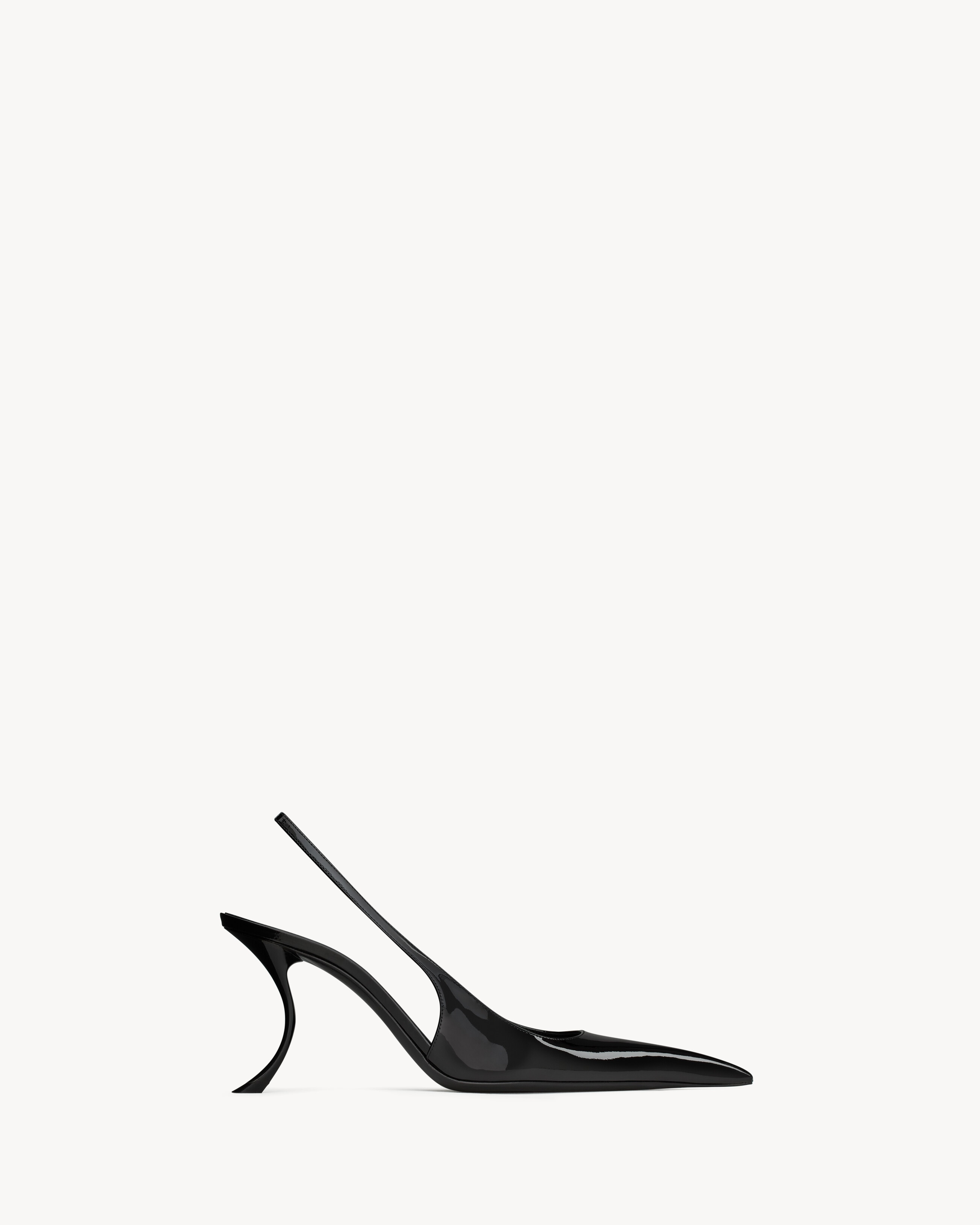 APOLLINE slingback pumps in patent leather
