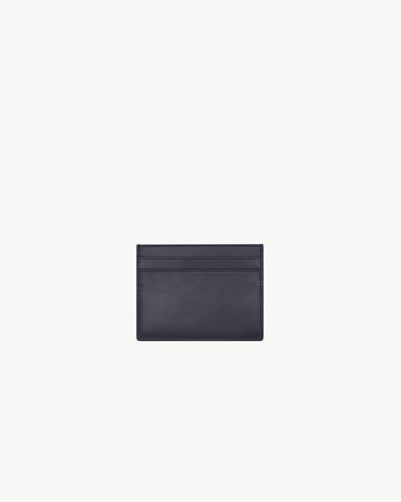 SAINT LAURENT PARIS card case in smooth leather