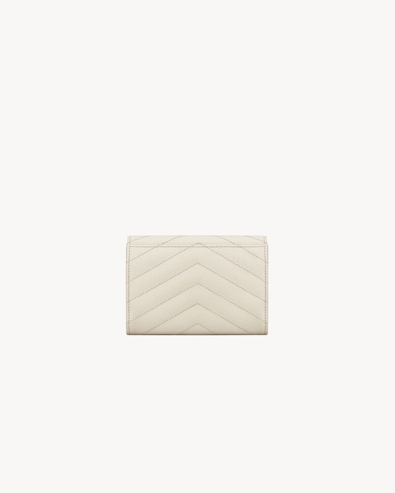 CASSANDRE MATELASSÉ small envelope wallet in grain de poudre leather