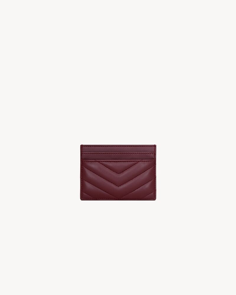 CASSANDRE card case in lambskin