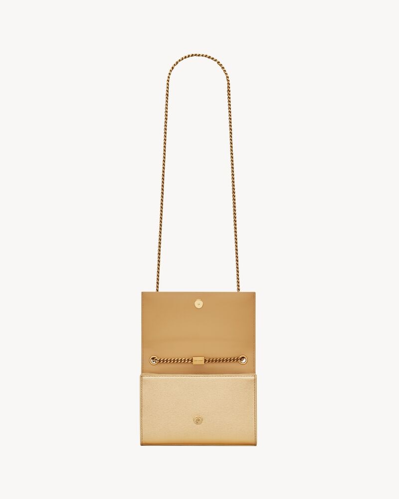 KATE SMALL IN METALLIC LEATHER