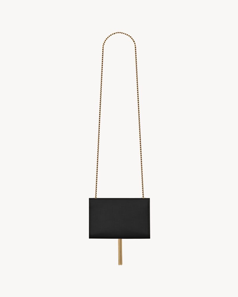 KATE SMALL TASSEL IN GRAIN DE POUDRE EMBOSSED LEATHER