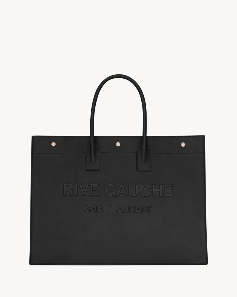 RIVE GAUCHE large tote bag in smooth leather