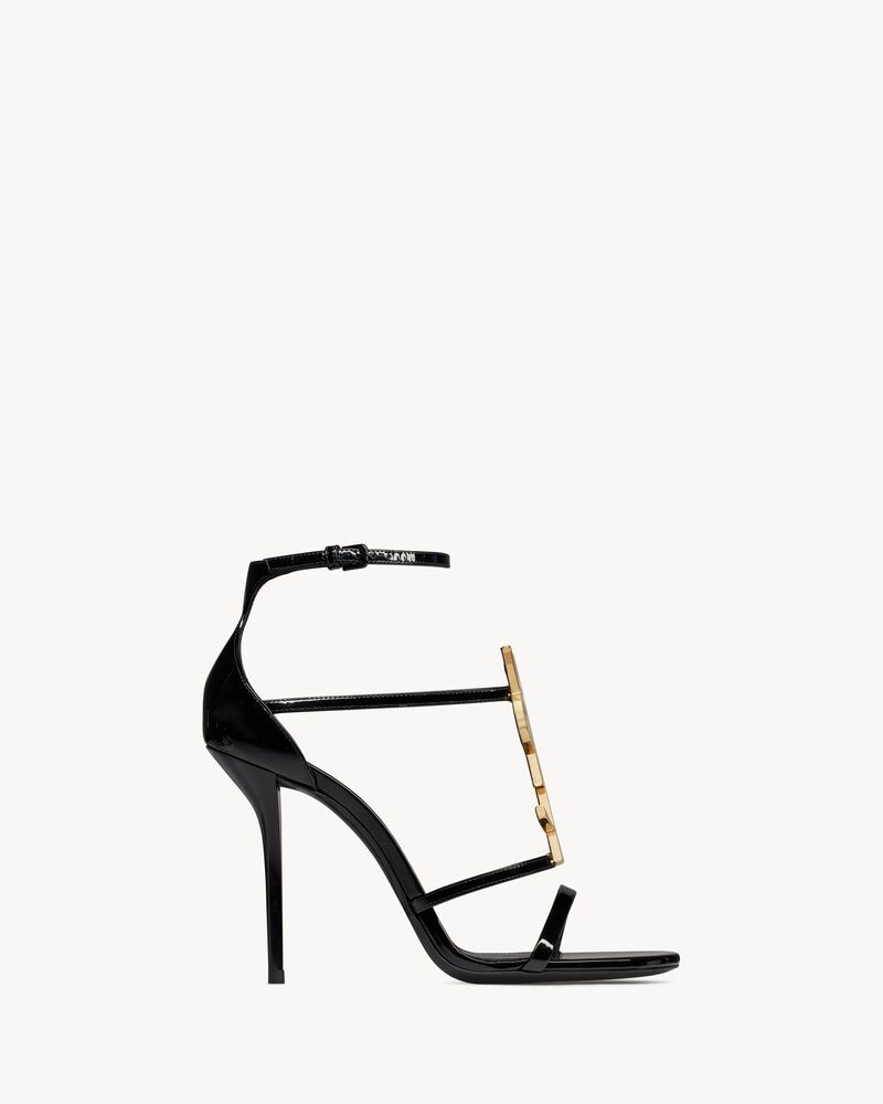 Cassandra sandals in patent leather