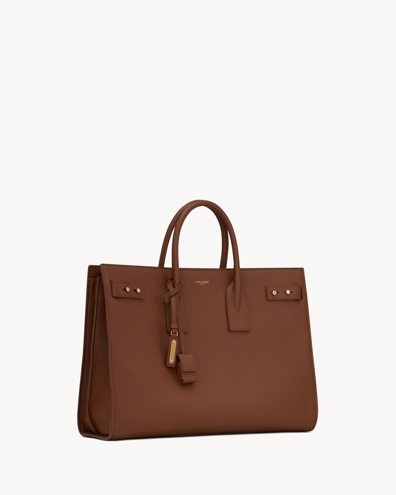 Sac de Jour thin large bag in grained leather