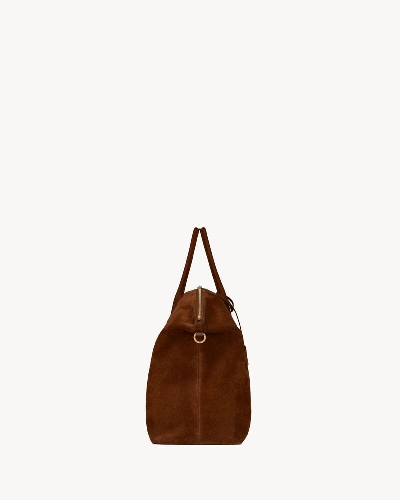 GIANT BOWLING bag in suede