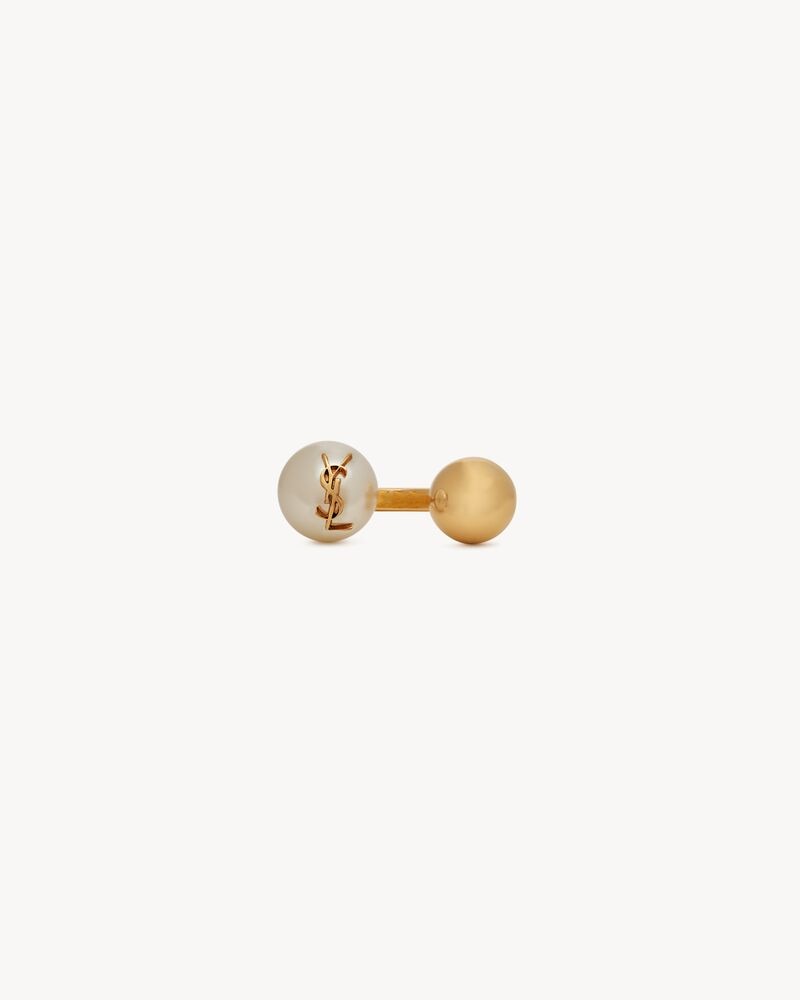 CASSANDRE pearl and ball ring in metal