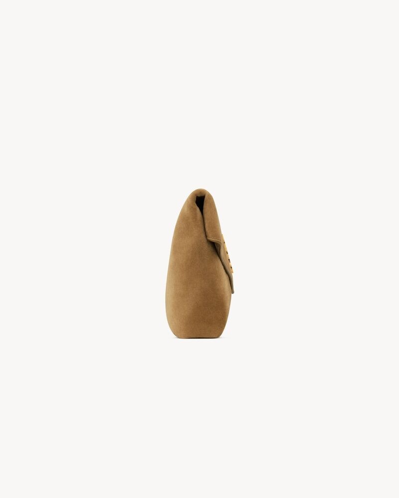 CASSANDRE large envelope pouch in suede
