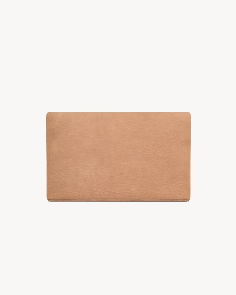 CASSANDRE large envelope pouch in nubuck