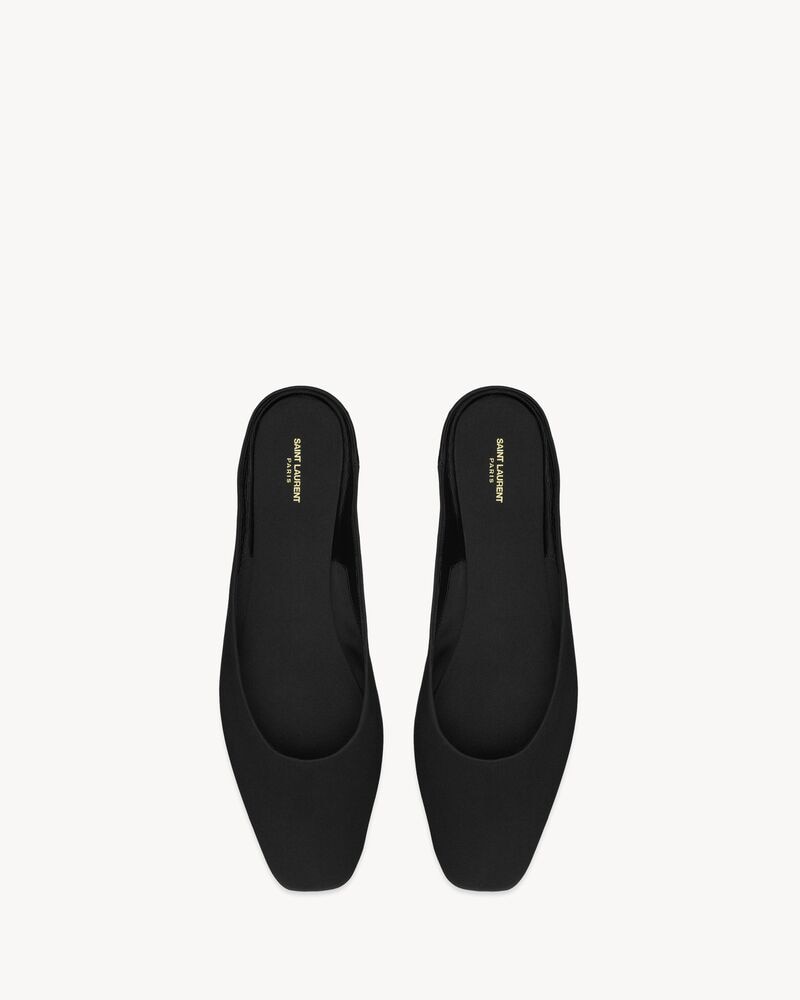 LIDO slip-ons in satin crepe