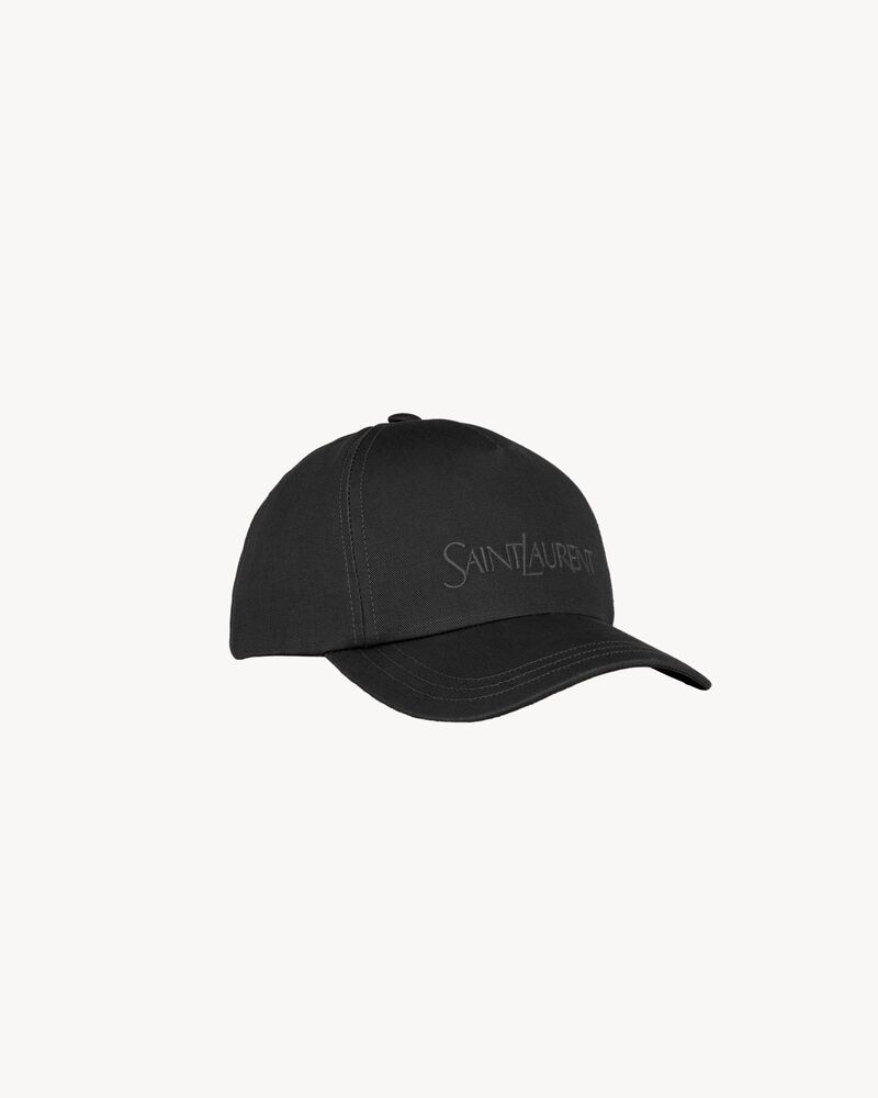SAINT LAURENT cap in gabardine