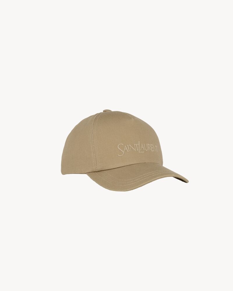SAINT LAURENT cap in gabardine