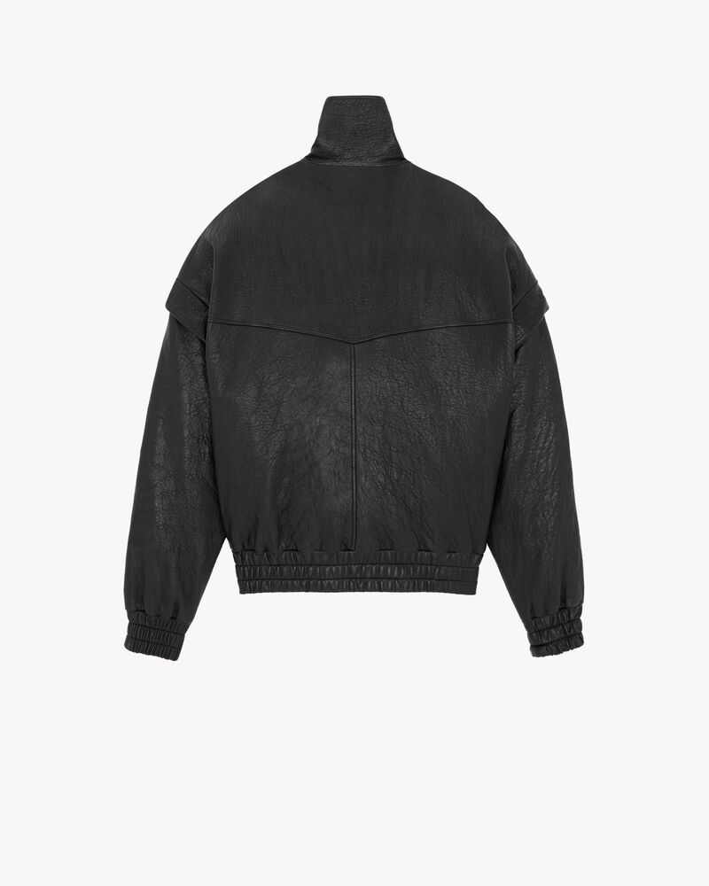 Saint Laurent bomber jacket in grained lambskin