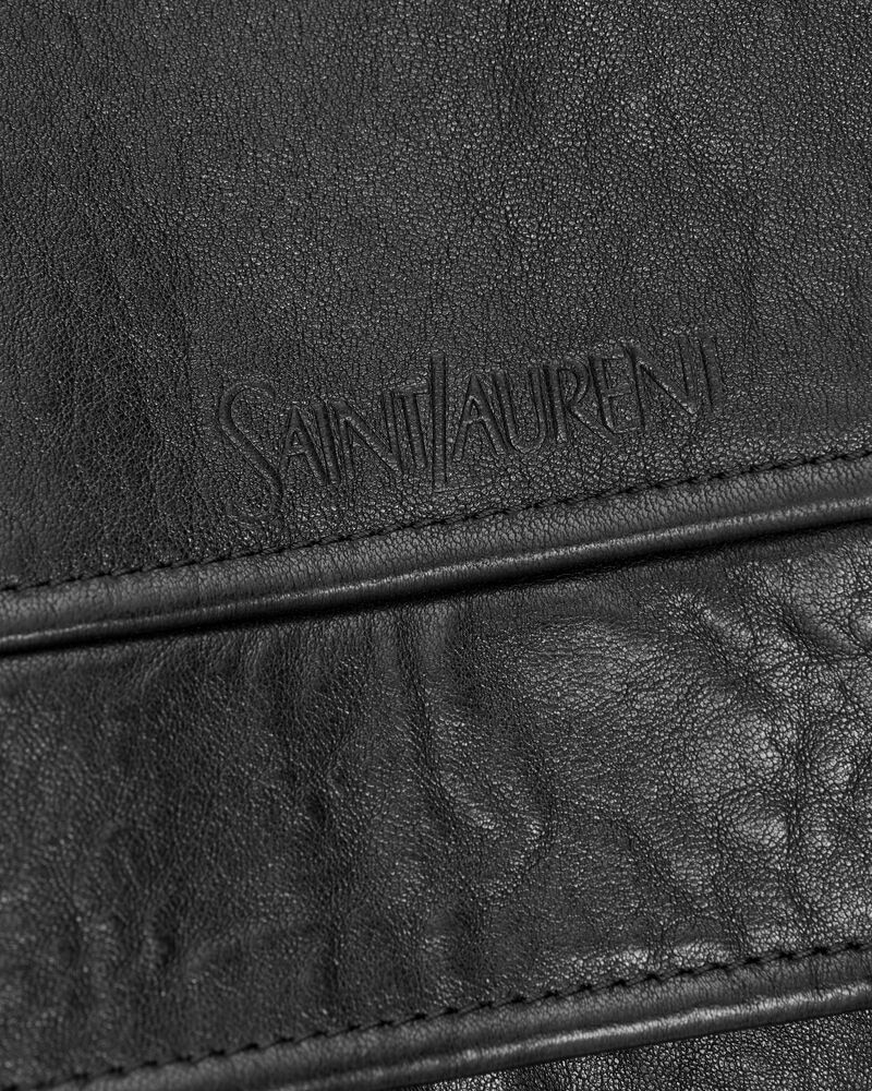 Saint Laurent bomber jacket in grained lambskin