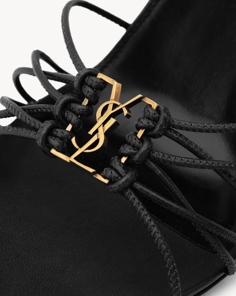 BABYLONE sandals in smooth leather