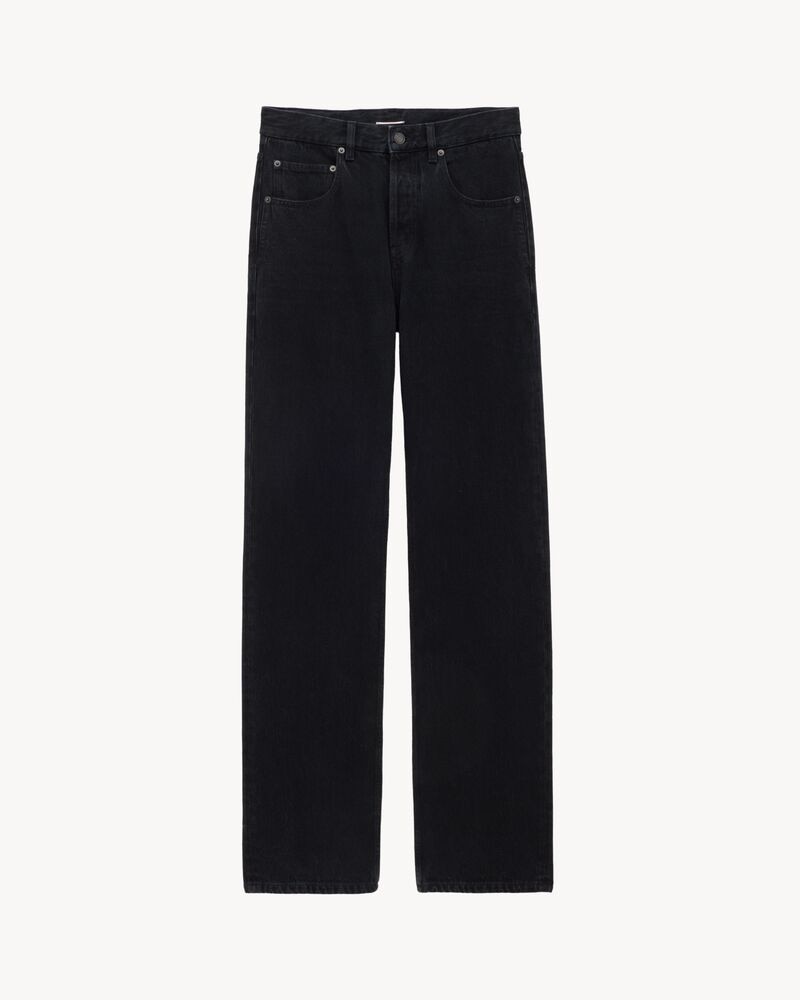 baggy jeans in carbon black denim