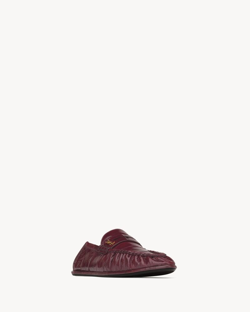 LE LOAFER foldable in patent eel
