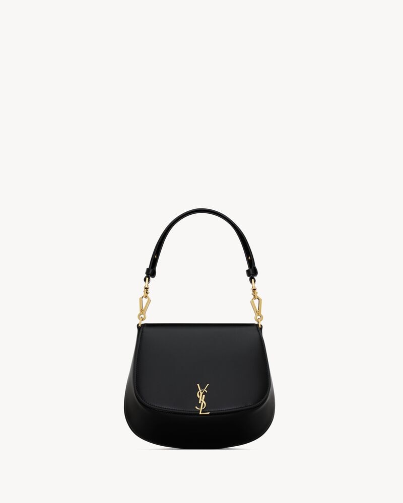 Mini VOLTAIRE TOP HANDLE bag in BOX SAINT LAURENT