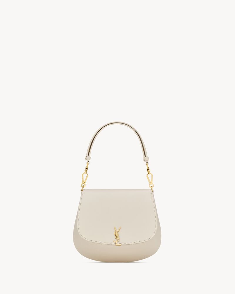 Mini VOLTAIRE TOP HANDLE bag in BOX SAINT LAURENT