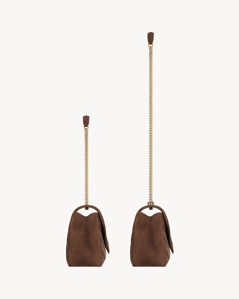 LOULOU medium in MATELASSÉ suede