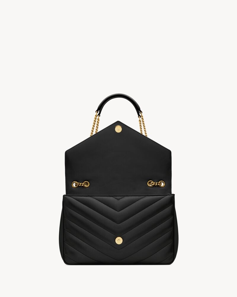 LOULOU large in MATELASSÉ lambskin