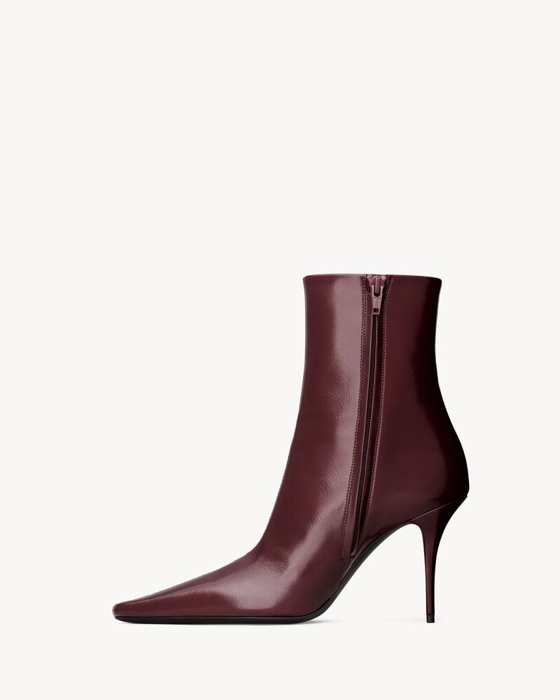 ASHLEY booties in smooth leather