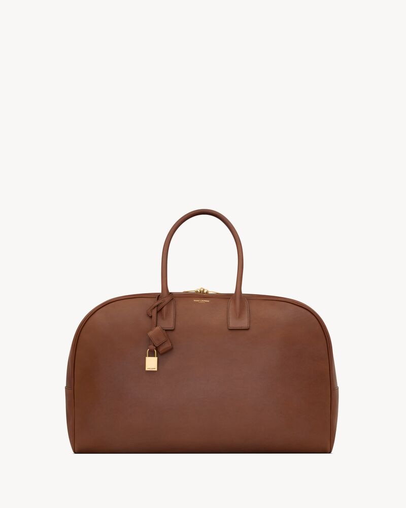 BOWLING duffle bag in smooth leather