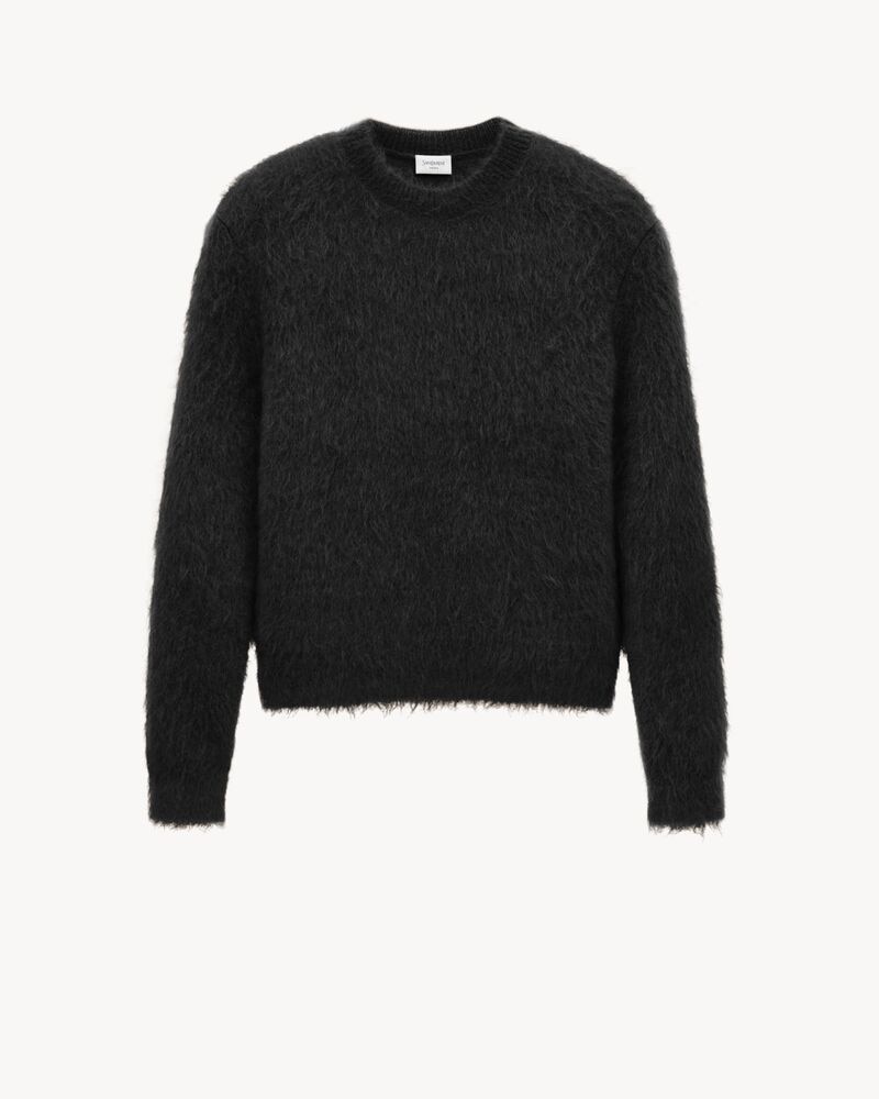 sweater in brushed knit