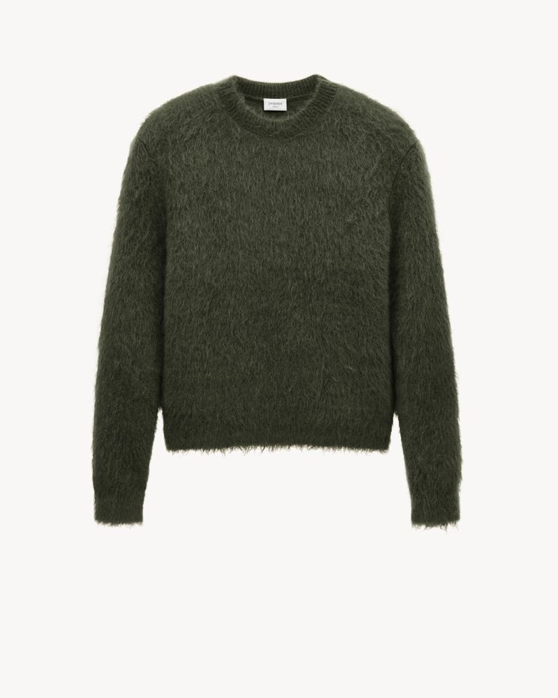 sweater in brushed knit