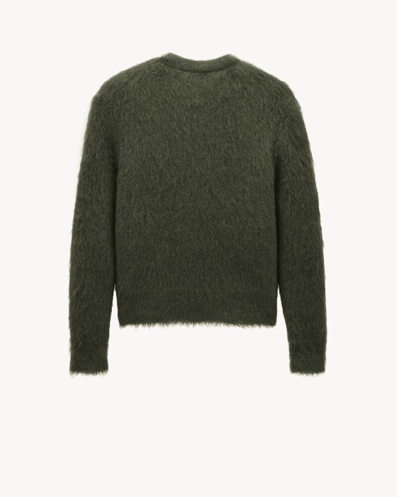 sweater in brushed knit