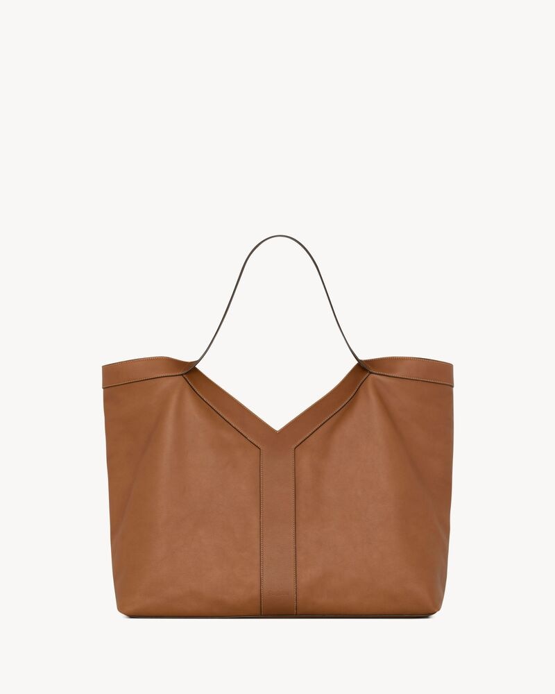 Y Large tote in leather