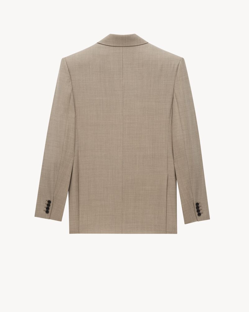 jacket in caviar wool