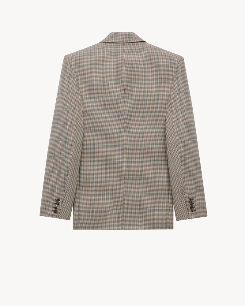 jacket in prince of wales wool
