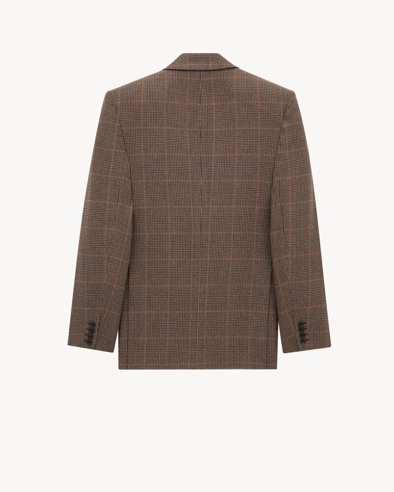 jacket in prince of wales wool