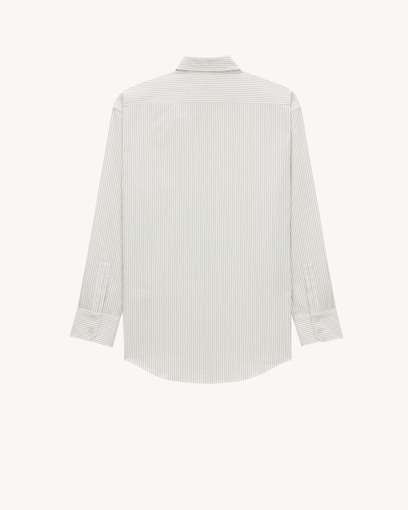 CASSANDRE shirt in striped cotton poplin