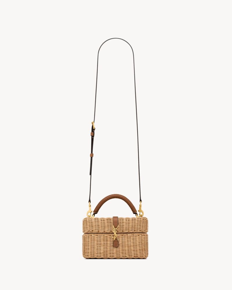 GABY vanity bag in osier