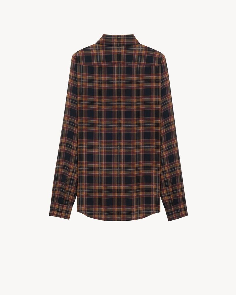 CASSANDRE shirt in wool tartan