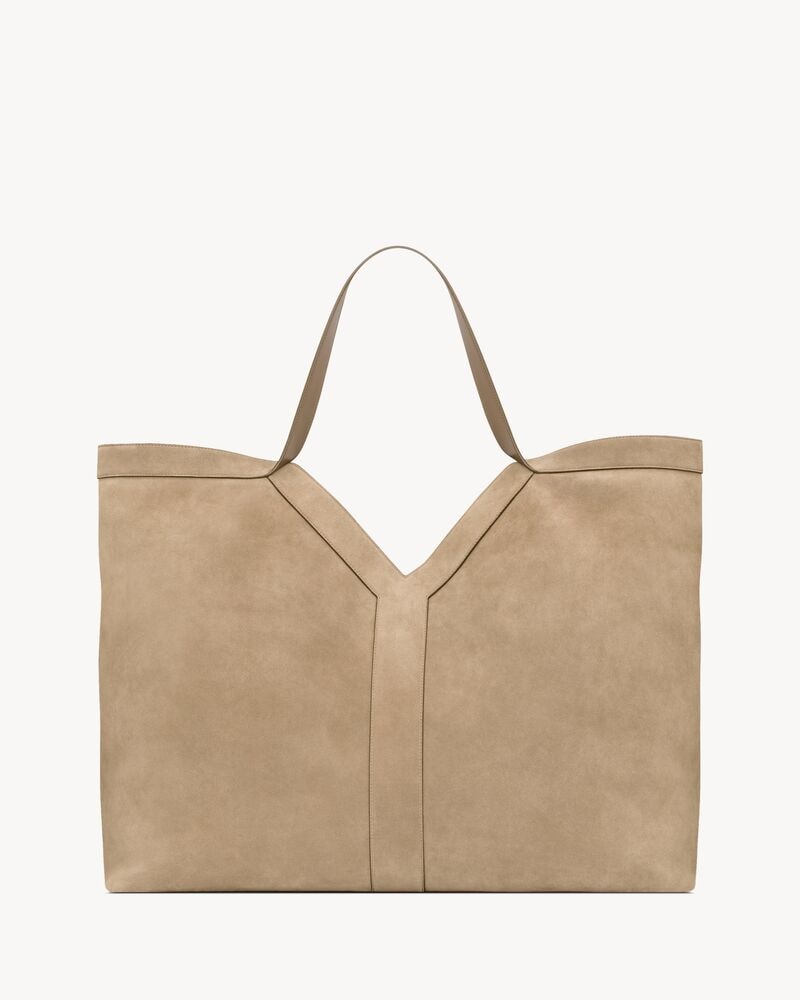Y MAXI tote in suede