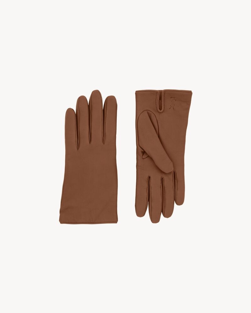 CASSANDRE GLOVES IN LEATHER, CASHMERE, AND WOOL