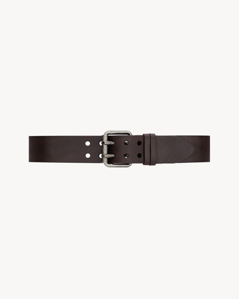 MOTORCYCLE belt in leather