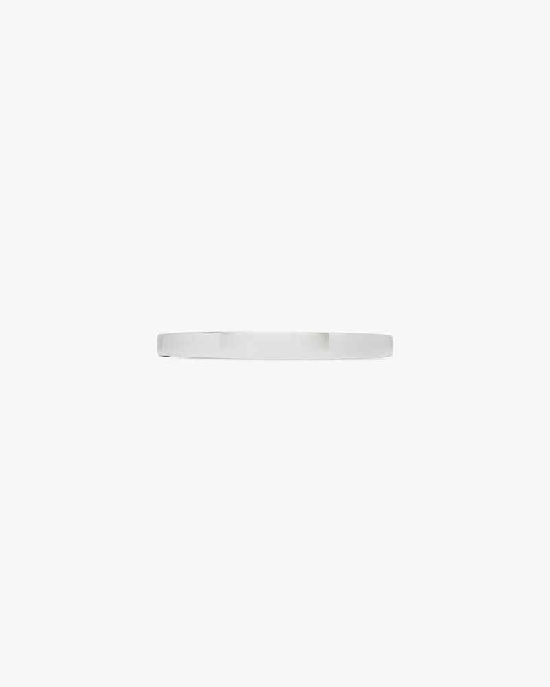 SPLIT CHAIN BANGLE IN STERLING SILVER